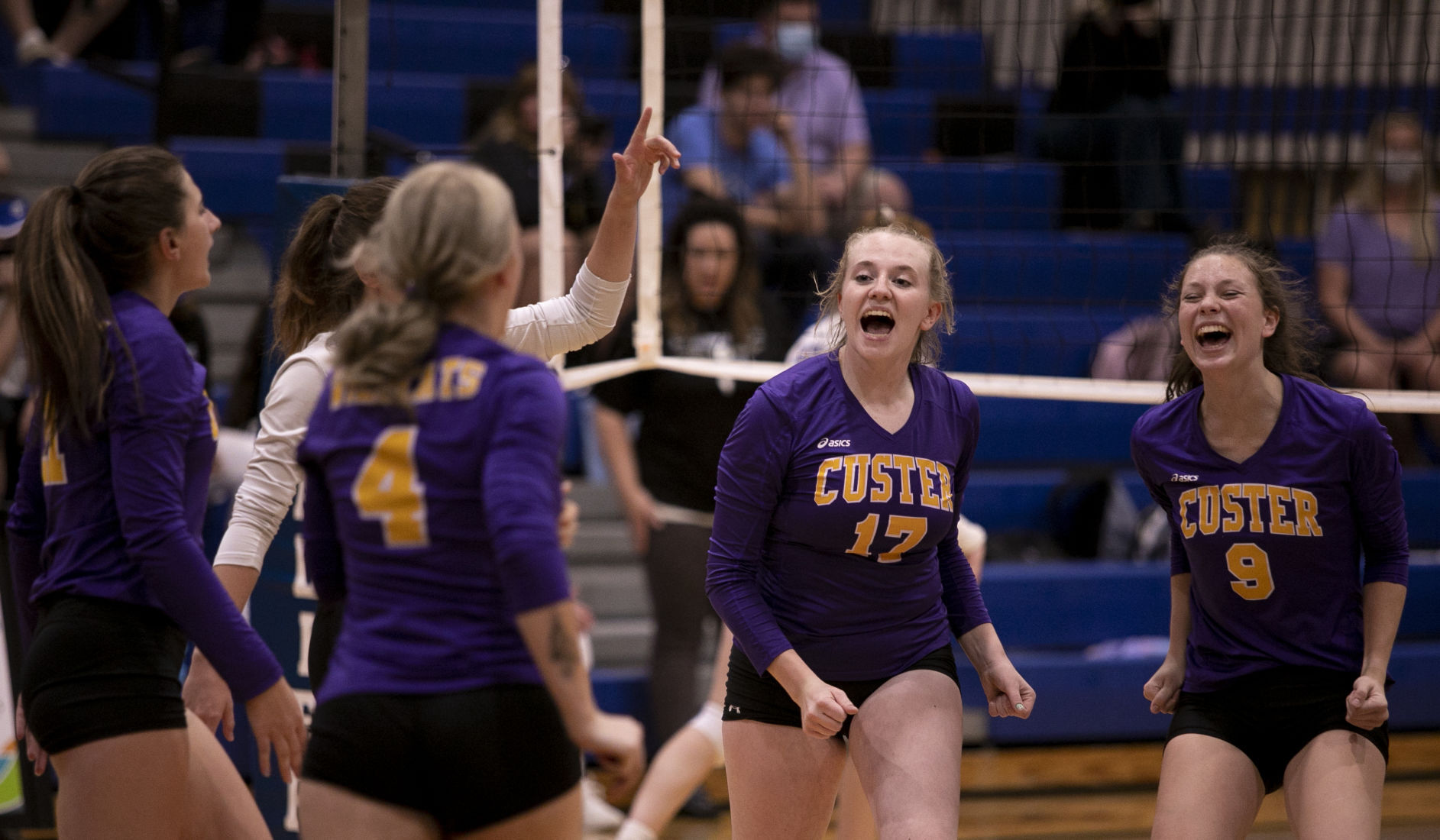 PHOTOS: Custer volleyball at St. Thomas More